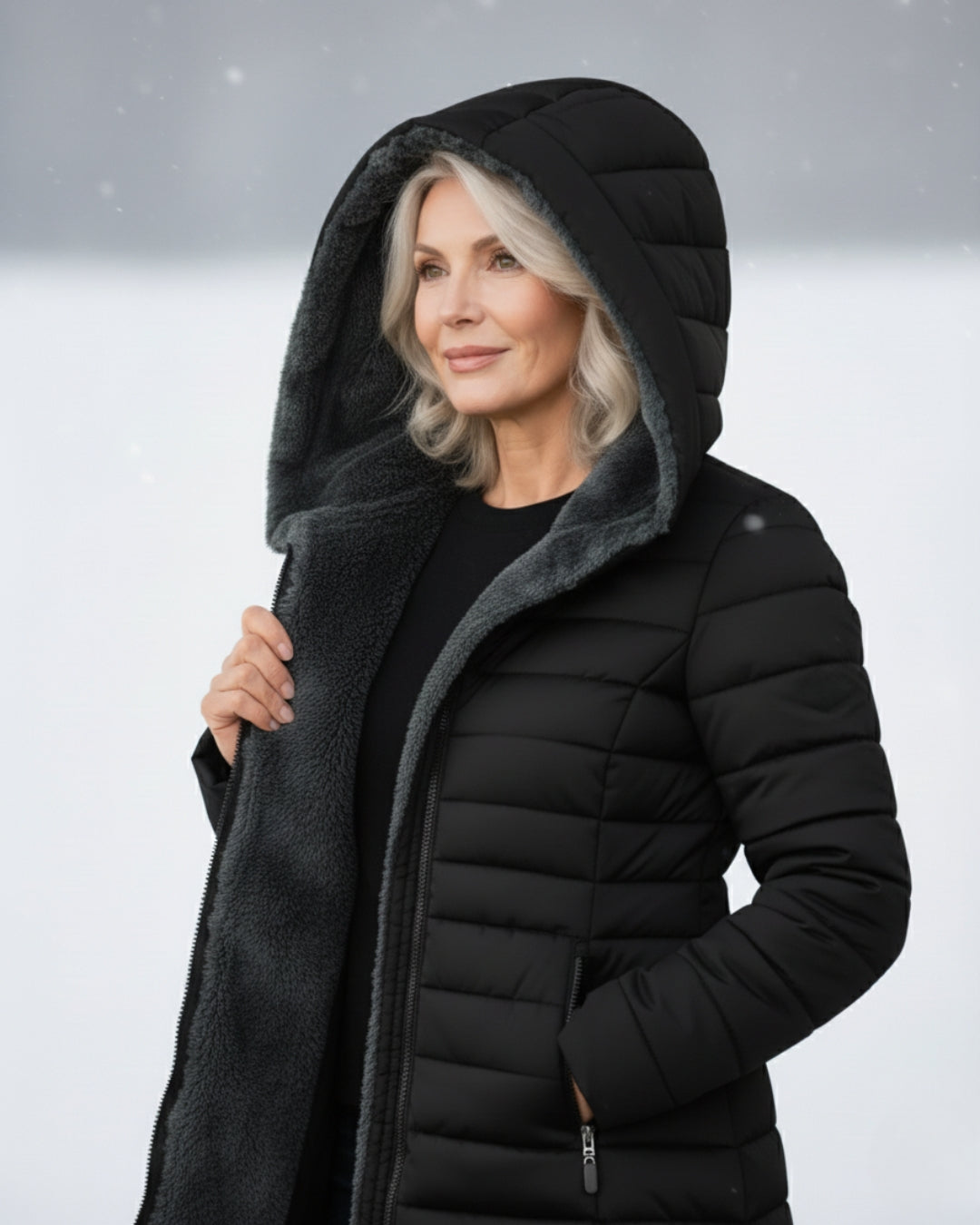 Clair | Puffer Coat Lined with Fleece