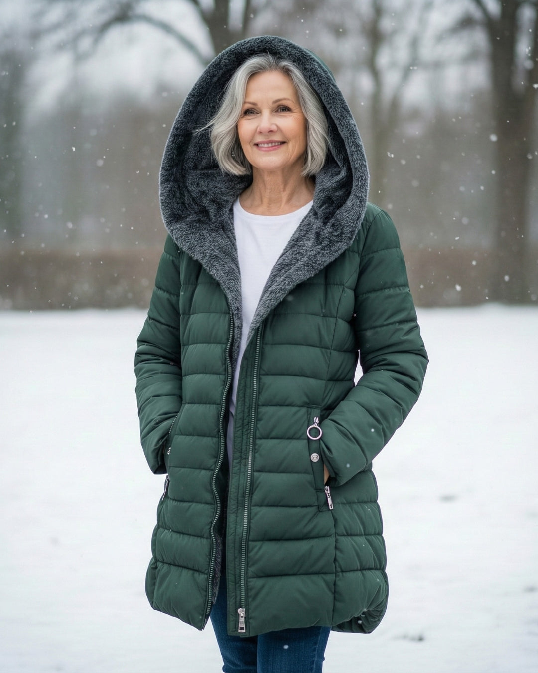 Clair | Puffer Coat Lined with Fleece