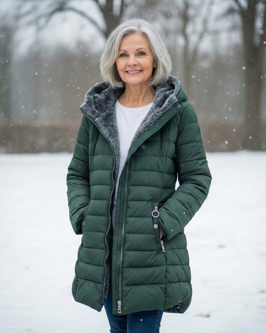 Clair | Puffer Coat Lined with Fleece