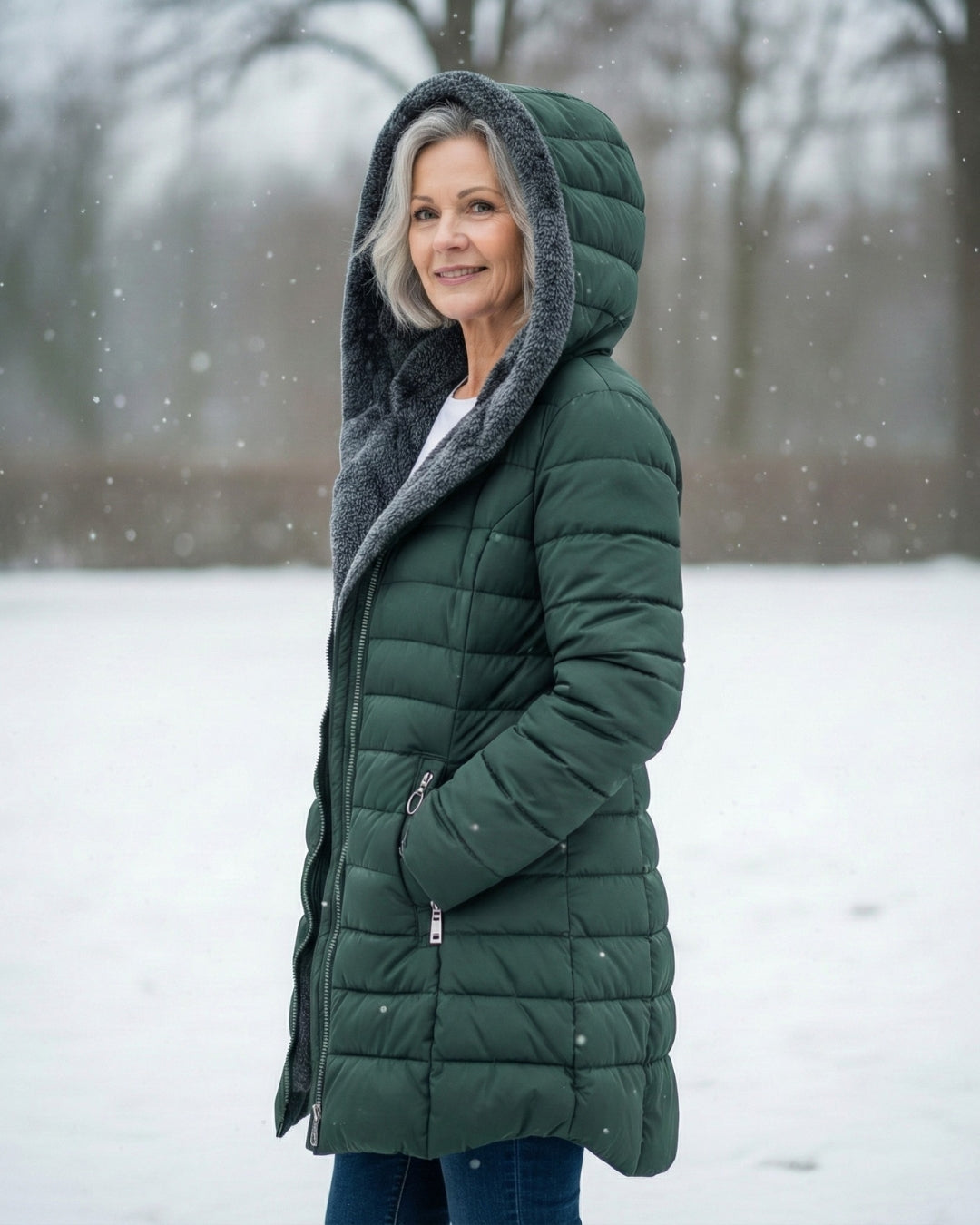 Clair | Puffer Coat Lined with Fleece