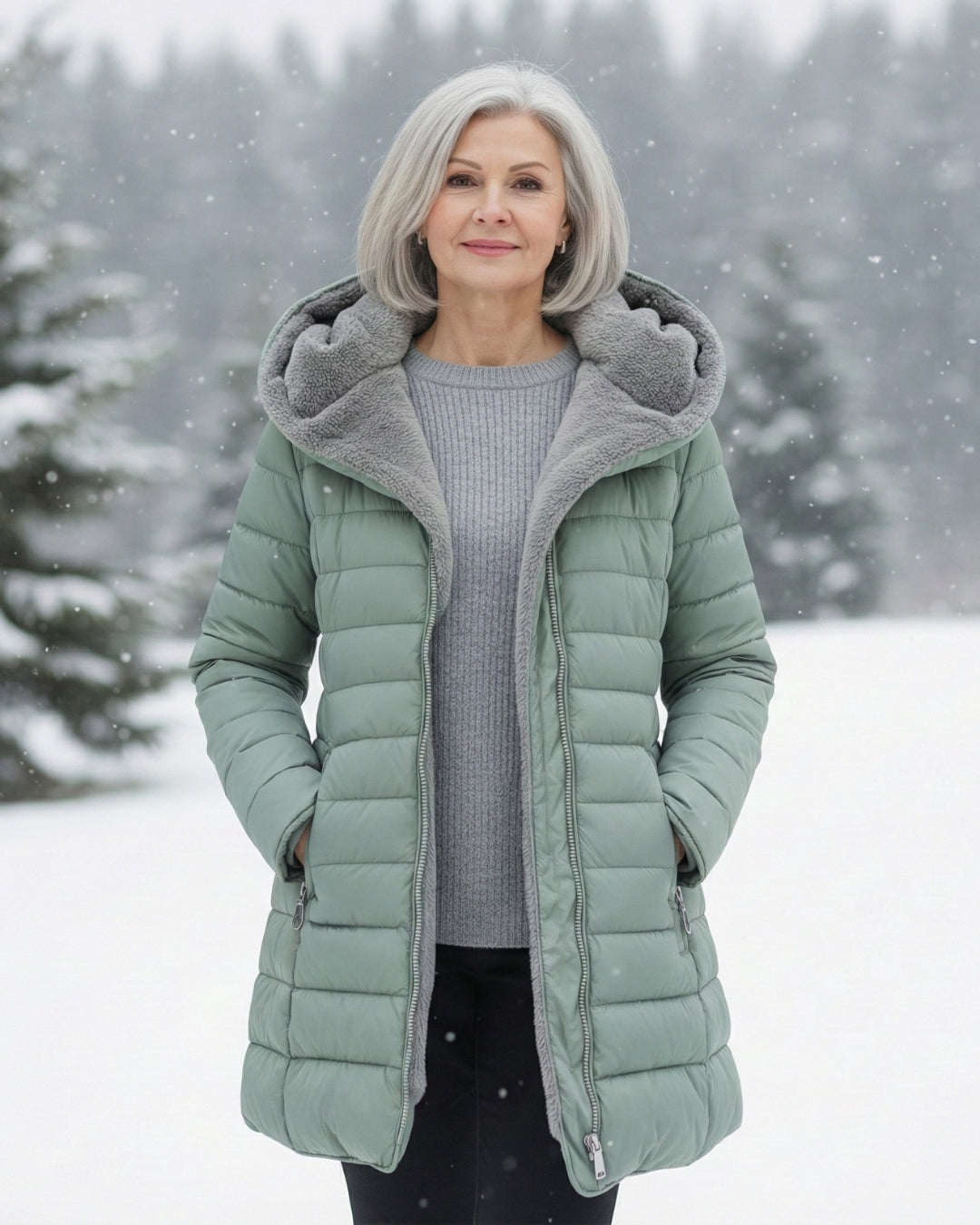 Clair | Puffer Coat Lined with Fleece